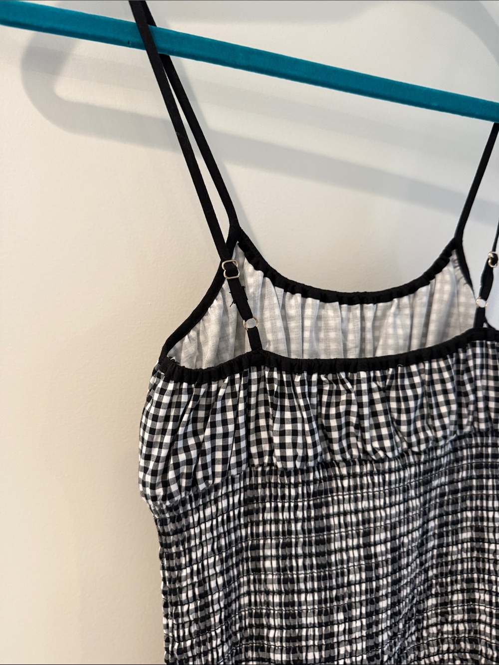 Frankie's Bikinis Black and White Coast Poplin Mini Dress cottage tile XS - Picture 3 of 8